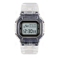 Transparent Square Wristwatch