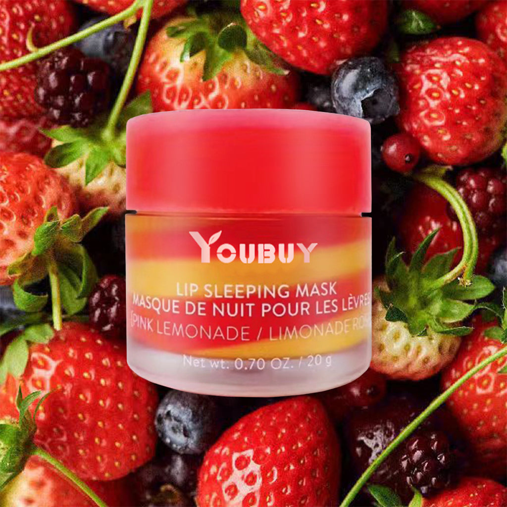Two-Color Lip Balm – Exfoliating & Hydrating Lip Mask 20g