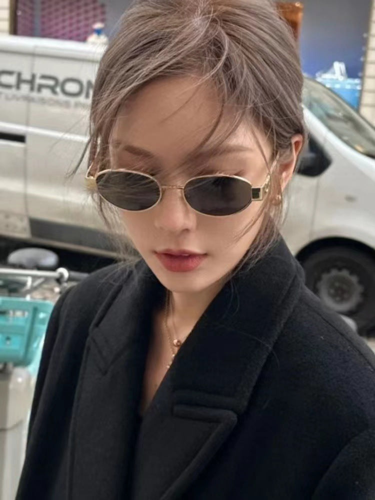 Oval Metal Sunglasses | UV400 Vintage Full Frame – 7 Styles