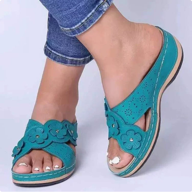 Sandales à Brides Femme | Semelle Similicuir – 4 Couleurs, EU 35-43