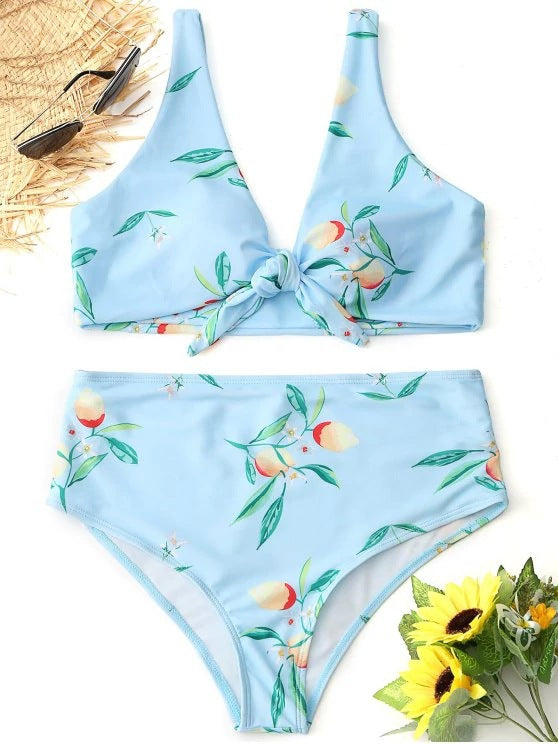 Knotted Double-Sided Bikini – Women's Quick-Dry Swimwear S–L