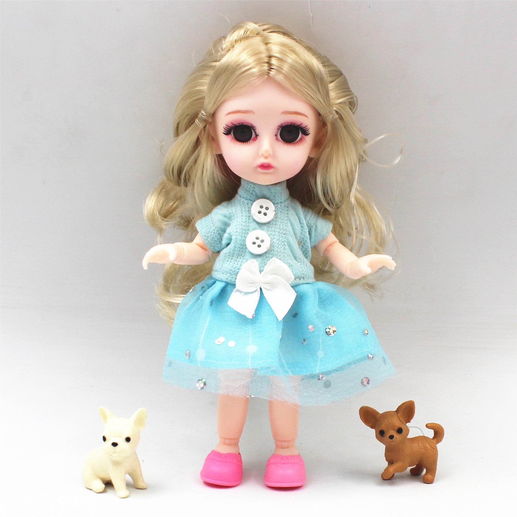 Little Loli Miniature Fashion Doll – 15.5cm Dress-Up Doll for Cake Toppers, Gifts & Decoration | 6 Styles