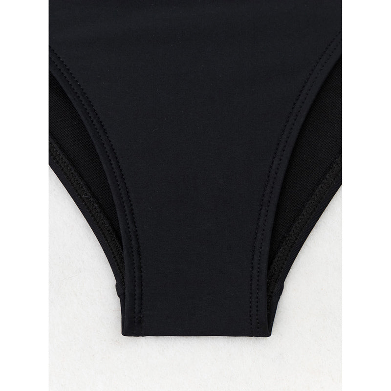 Women's High Waist Tummy Control Bikini Set – Color Block