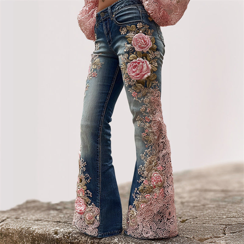 Women's Slim Fit Denim Jeans – Multi-Style Straight Leg Pants