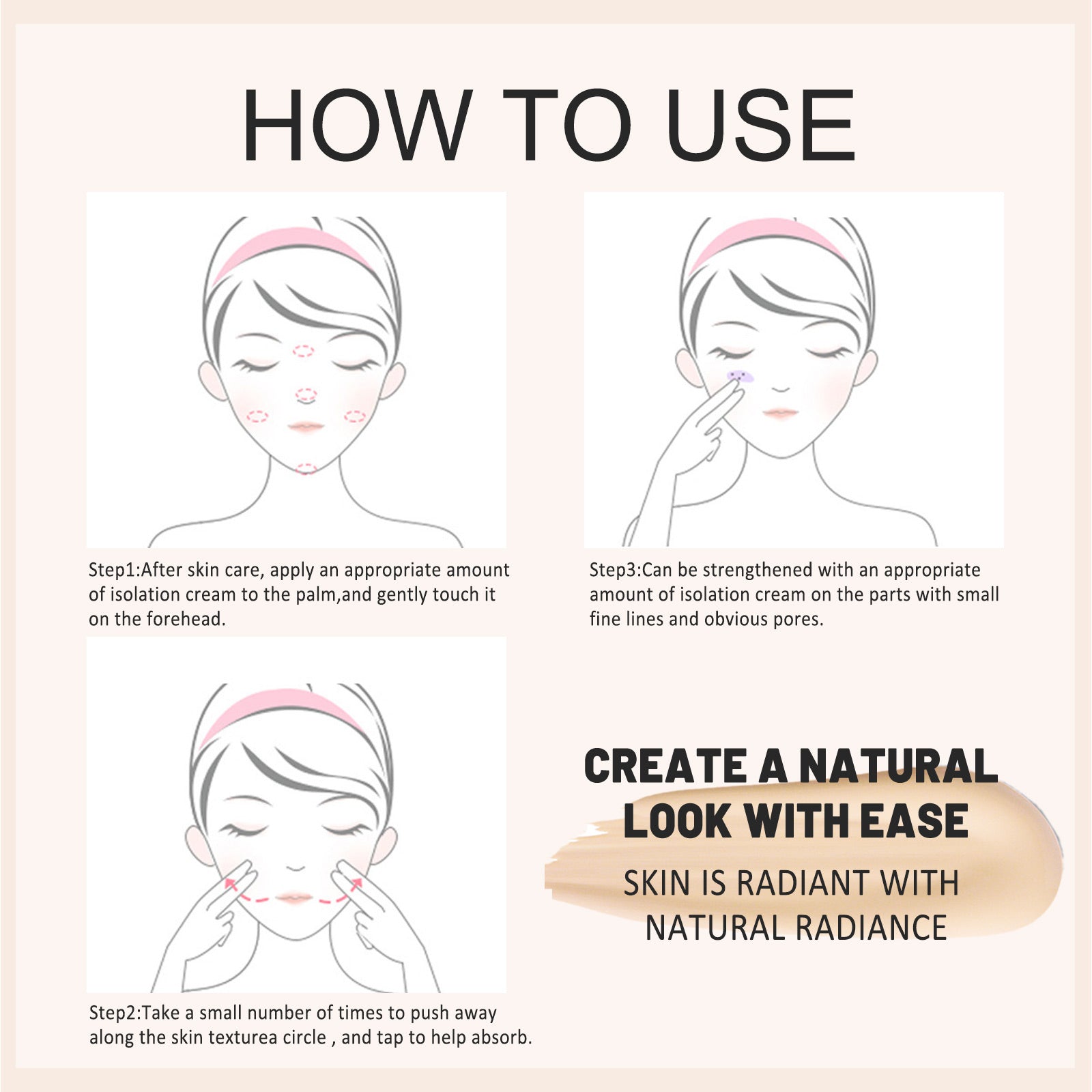 EELHOE Pre-Makeup Primer – Moisturizing, Pore-Minimizing & Skin-Brightening Foundation Base