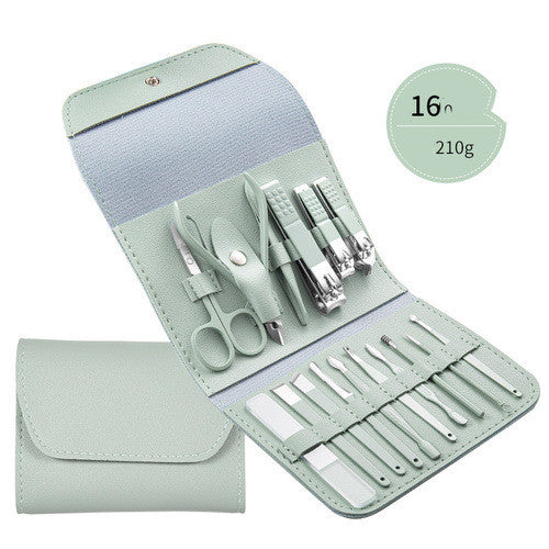 Professional Stainless Steel Nail Care Tool Set – 7 to 20 Piece Manicure Kit