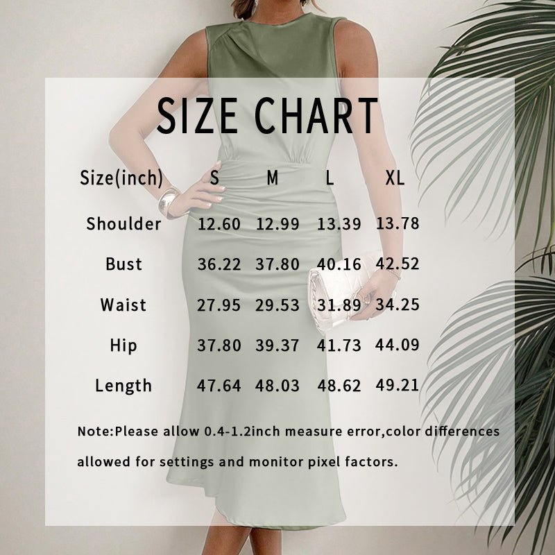  Women's Sleeveless Bodycon Dress Crew Neck – AdriaPulse