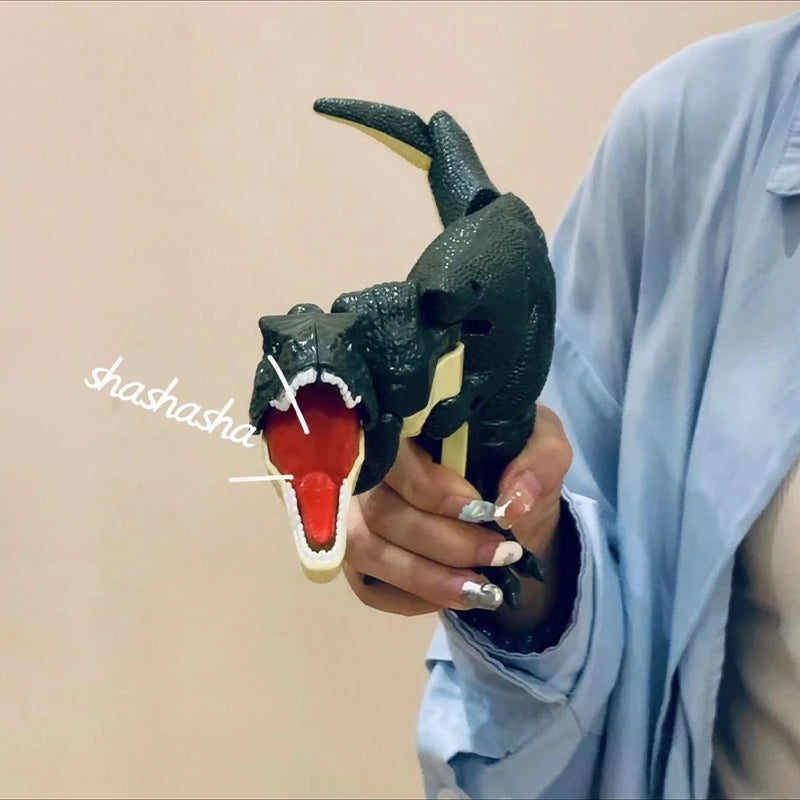 Kids Dinosaur Fidget Toy – Battery-Free Telescopic Spring Swing Dino