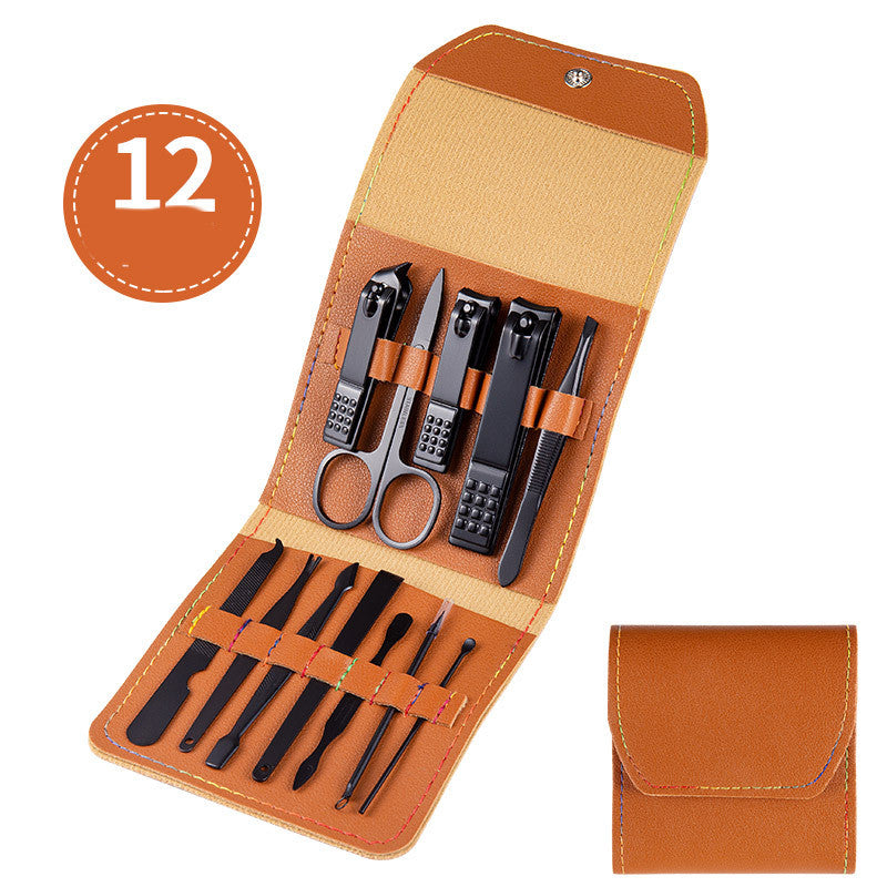 Professional Stainless Steel Nail Care Tool Set – 7 to 20 Piece Manicure Kit