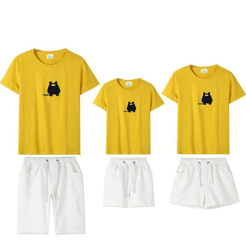 Family Matching Modal T-Shirt Set – Animal & Cartoon Print Short Sleeve for Mom, Dad & Kids – AdriaPulse"


