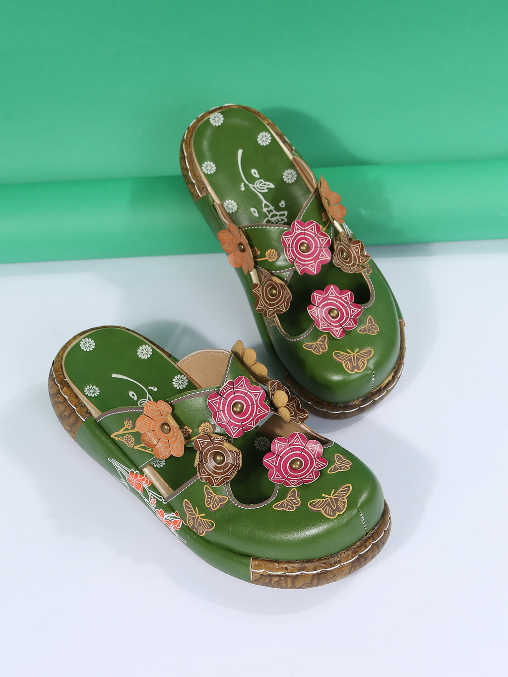 Women's PU Closed-Toe Non-Slip Slippers –  | AdriaPulse