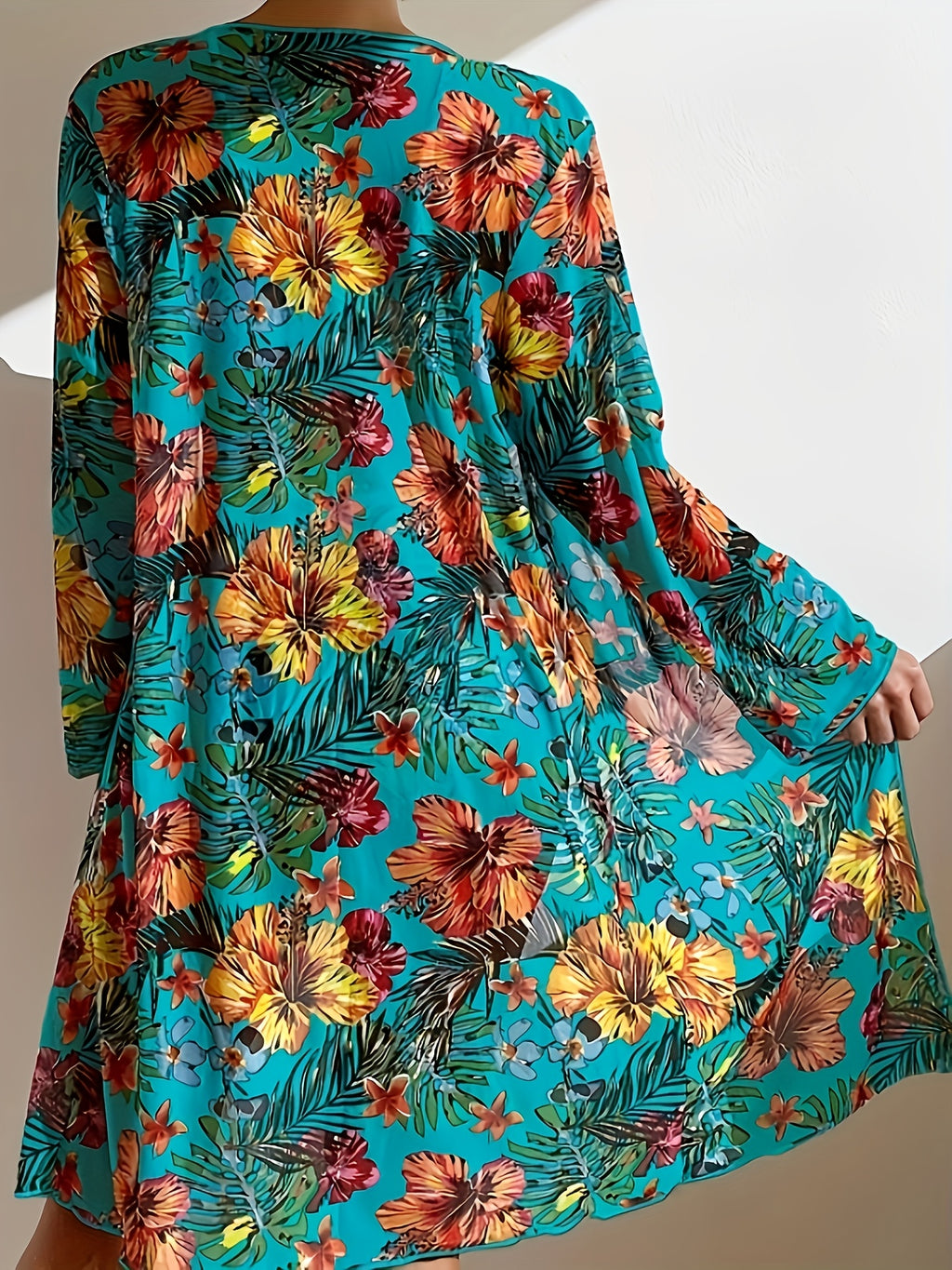 Women's Three-Piece Floral Swimsuit Set – P514-09