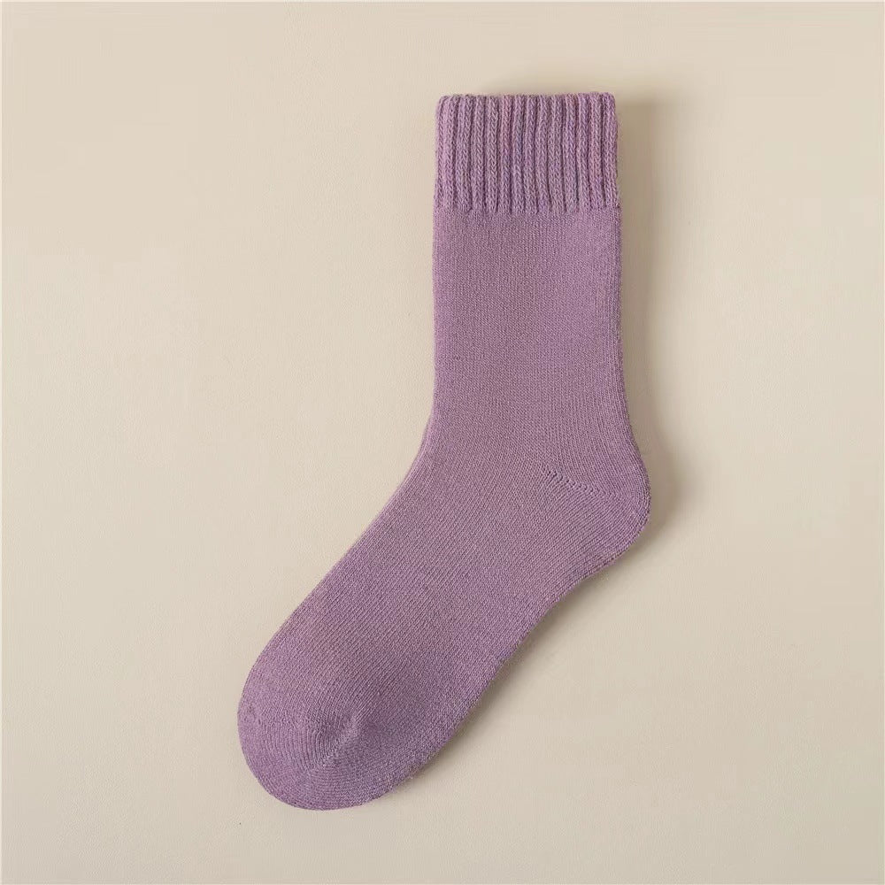 Women's Maternity Socks – Fleece-Lined Thickened Warm Winter Socks, Cashmere Terry-Loop
