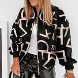 Khaki zipper coat for foreign trade e-commerce