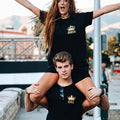 Couples Matching Cartoon Print T-Shirt – Casual Short Sleeve Pullover for Women & Men – AdriaPulse"