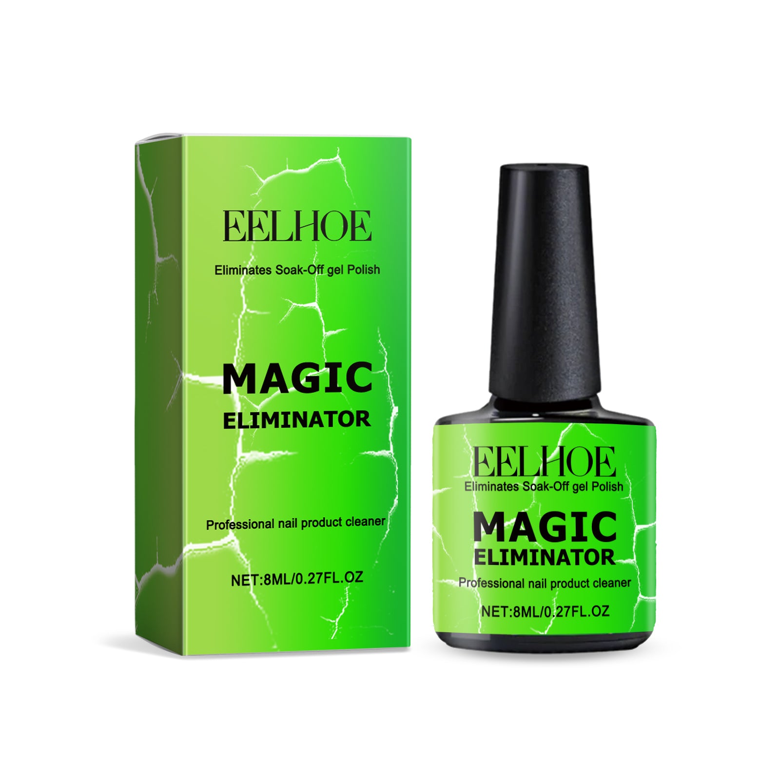 EELHOE Nagellackentferner 8ml – Sanfter, schnell wirkender & feuchtigkeitsspendender Nagellackentferner
