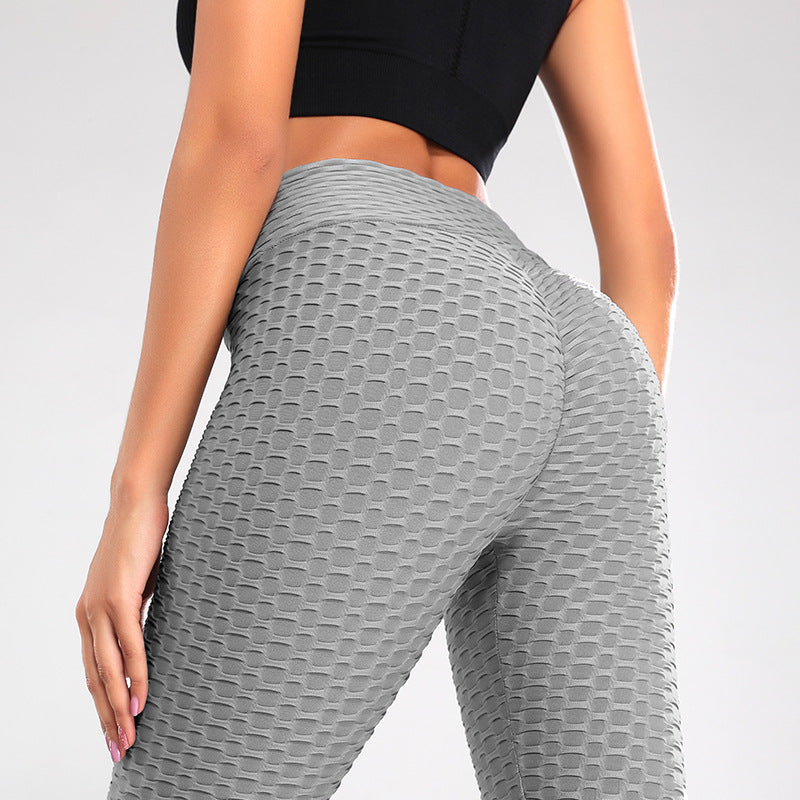 High-Waist Yoga Leggings Women's Tummy Control Running Pants – AdriaPulse