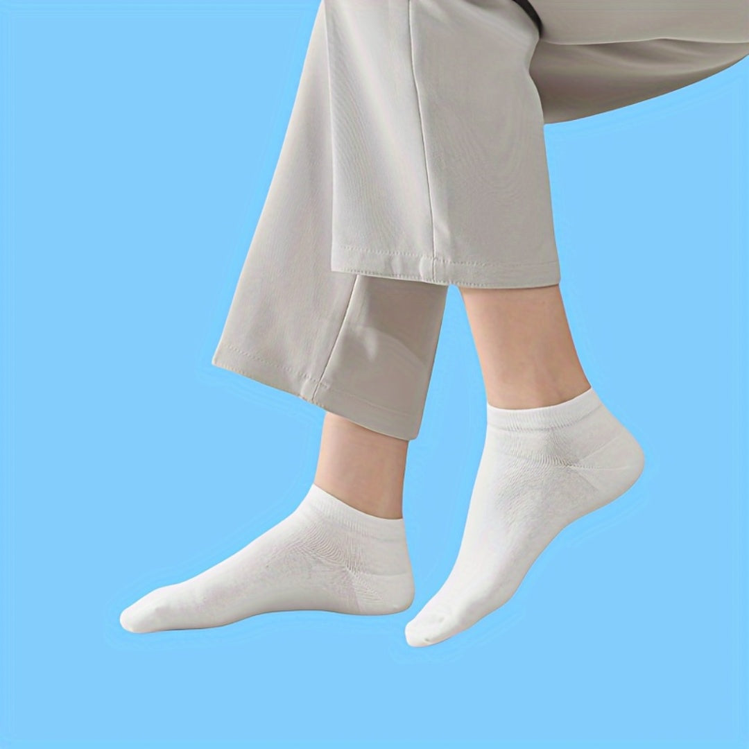 6-Pack Invisible Sneaker Socks – Anti-Slip Cotton No-Show – AdriaPulse
