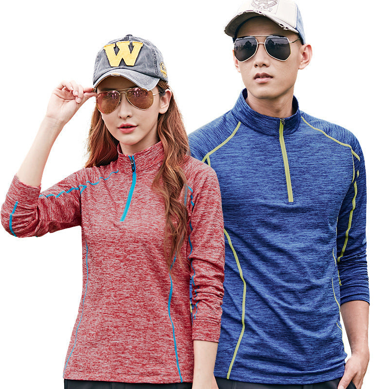 Couples Matching Warm Yoga Set – Long Sleeve Activewear for Women & Men – AdriaPulse