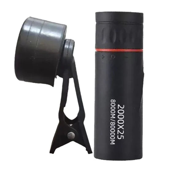 HD Monocular Telescope 2000x25 – Compact Portable for Travel & Hiking