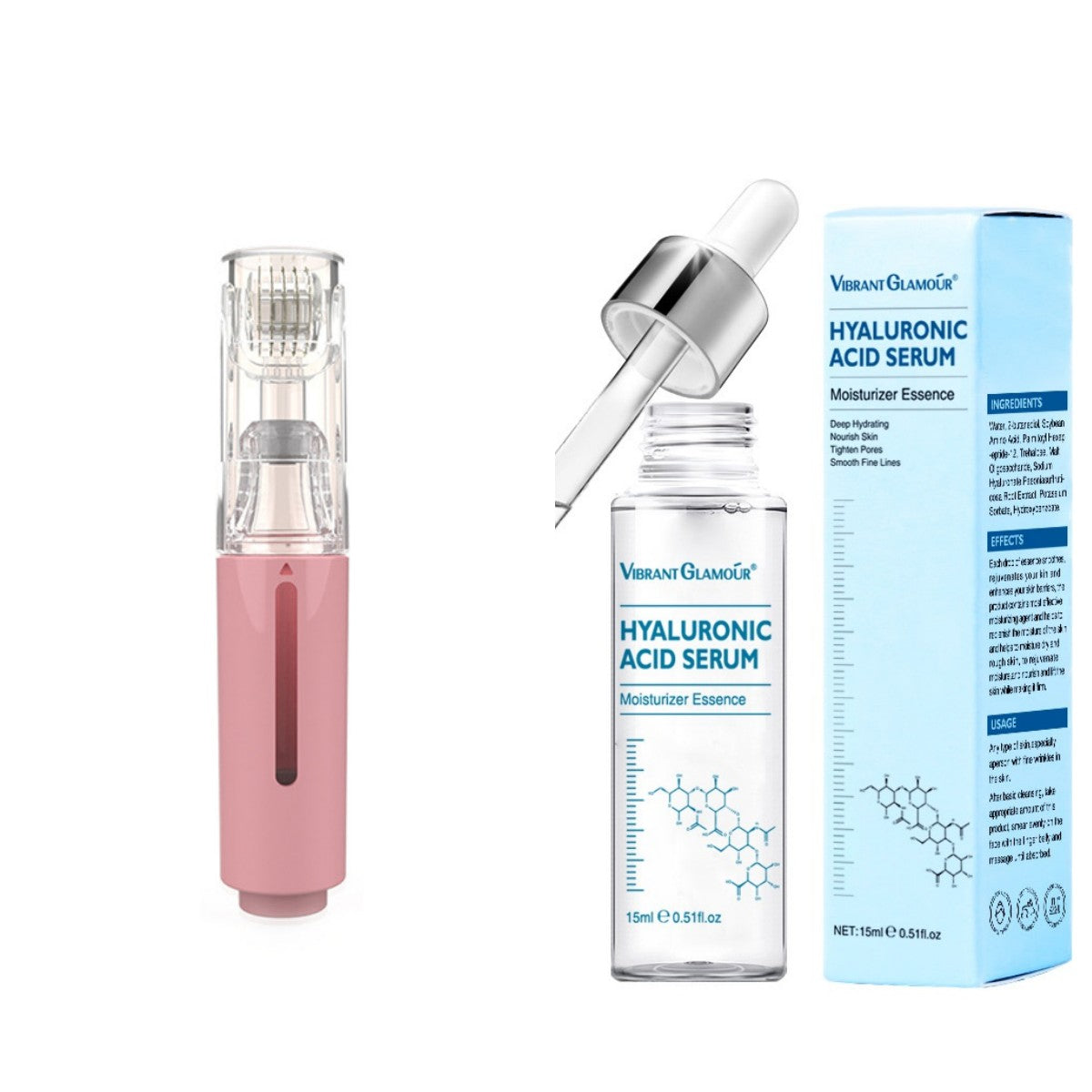 2-in-1 Microneedle Hydration Roller – Lip Care & Serum Applicator