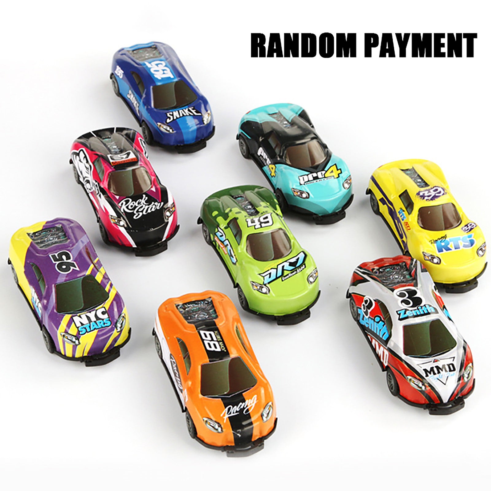 Flip Stunt Pull-Back Alloy Racing Cars – Kids Toy Set (6 / 8 / 12 pcs)