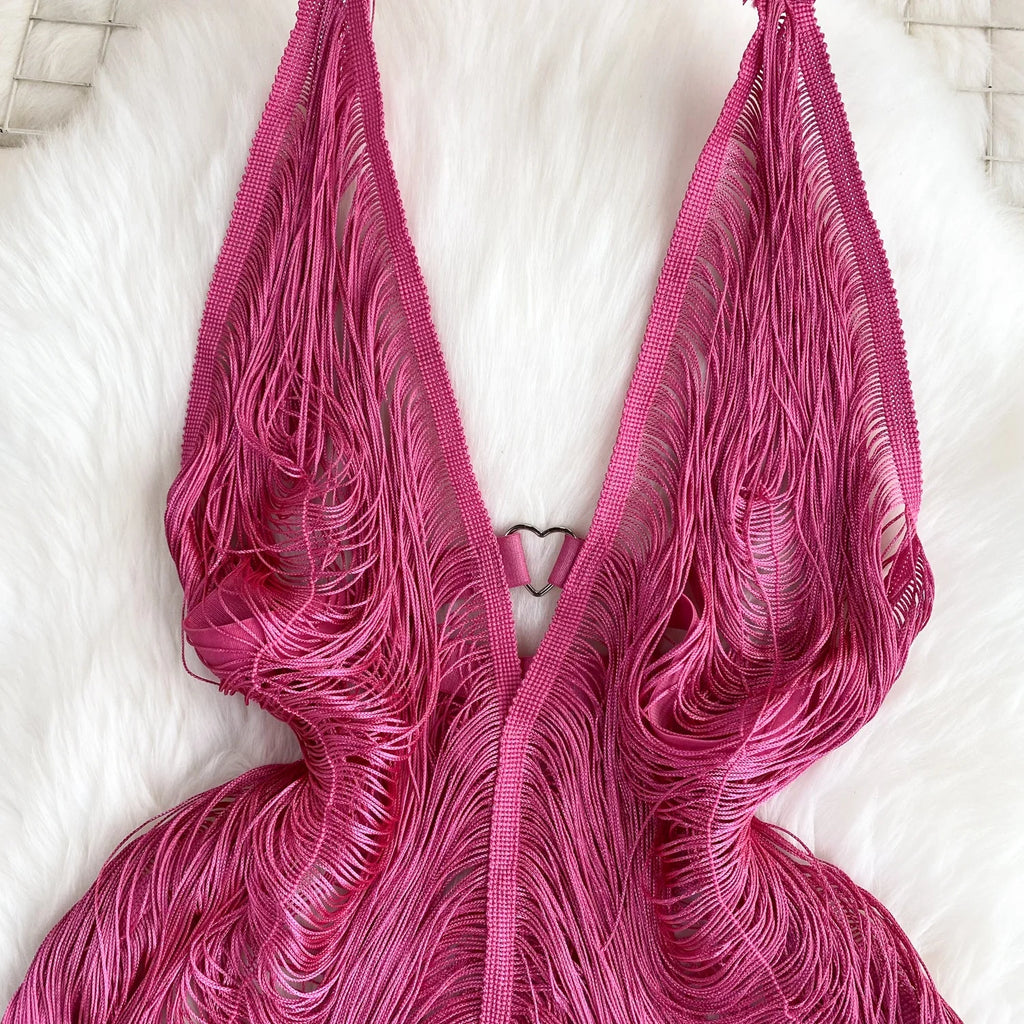 Nightclubs Colorful Vest Sexy Bikini Body Bra Bead Strap Beach Dance Wear Vest Body Jewelry for Women