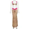 Printed Bikini & Maxi Skirt 3-Piece Set – Women's Swimwear