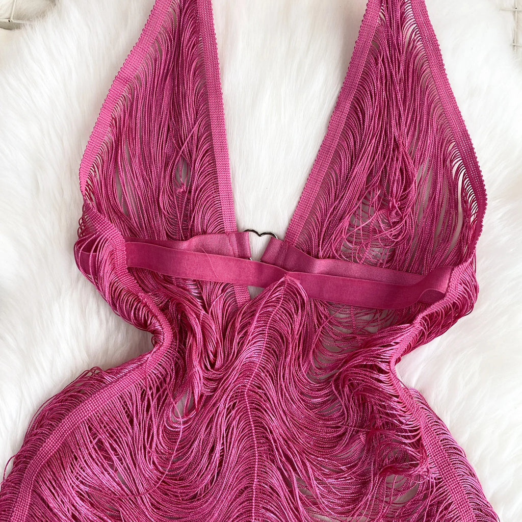 Nightclubs Colorful Vest Sexy Bikini Body Bra Bead Strap Beach Dance Wear Vest Body Jewelry for Women