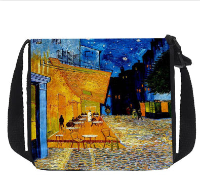 Women's Retro Shoulder Bag – Soft Polyester Crossbody in Neutral Tones