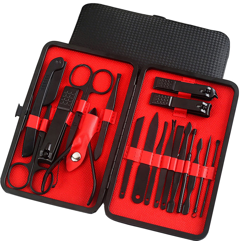 Professionelles Nagelpflegeset aus Edelstahl – 7- bis 20-teiliges Maniküre-Set