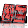 Professionelles Nagelpflegeset aus Edelstahl – 7- bis 20-teiliges Maniküre-Set