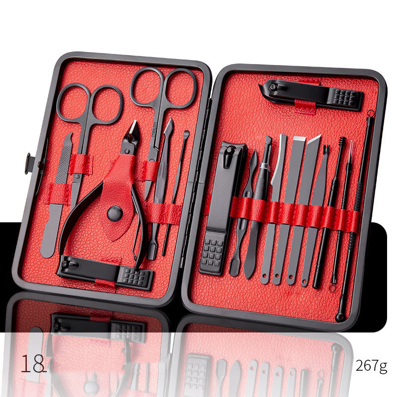 Professionelles Nagelpflegeset aus Edelstahl – 7- bis 20-teiliges Maniküre-Set