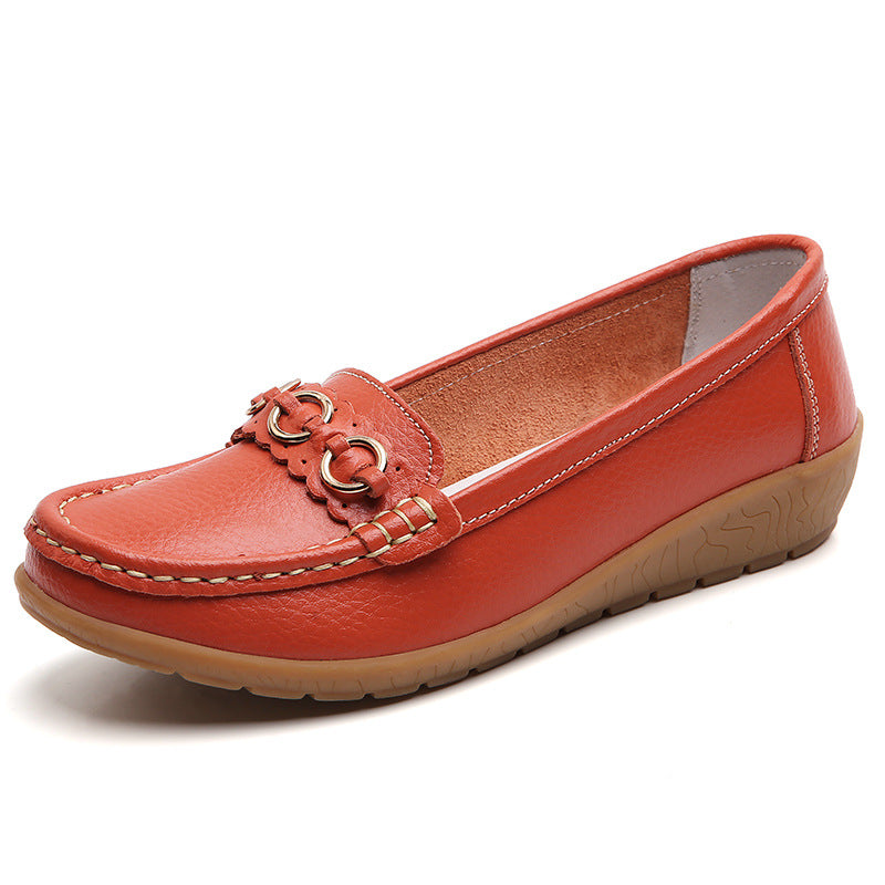 Maternity Wedge Shoes – Plus Size Slip-On Driving Shoes for Pregnancy, Spring & Autumn