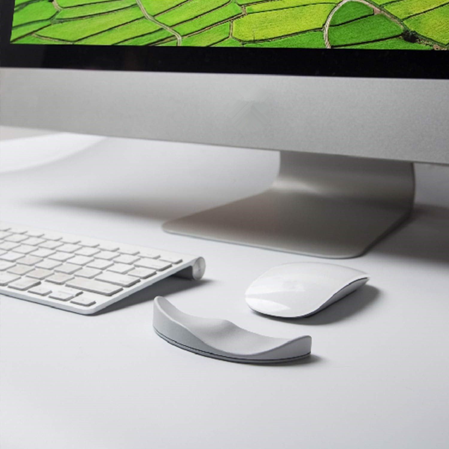 Repose-poignet ergonomique pour souris – Tapis de soutien antidérapant en gel de silicone
