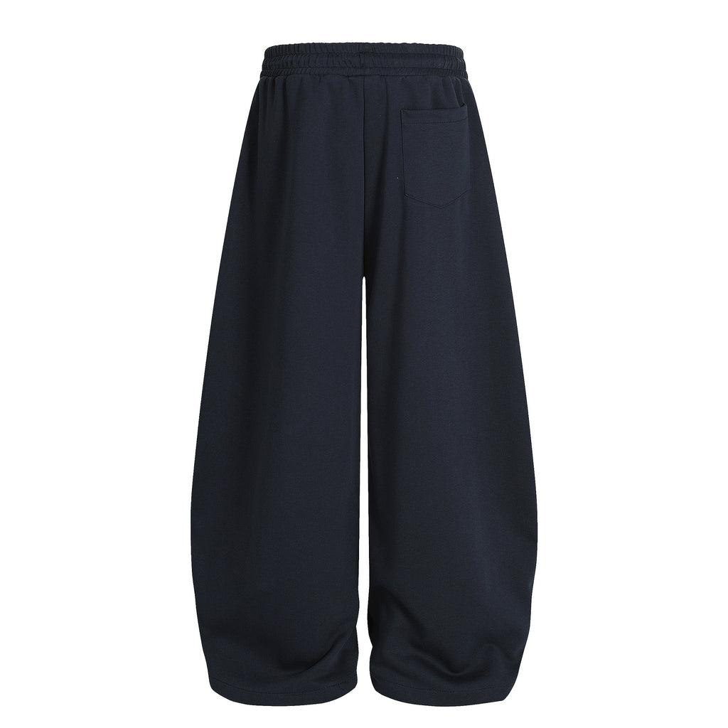 Men's Fashion Letter Pattern Loose Casual Pants – Blue S | AdriaPulse