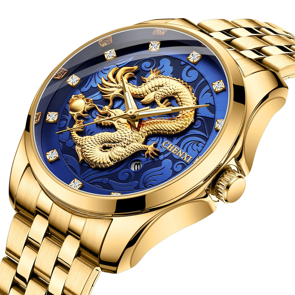 Men's Dragon Totem Mechanical Watch Business Style –  | AdriaPulse