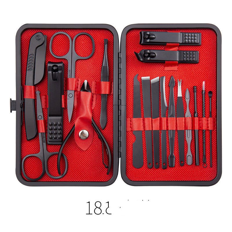 Professional Stainless Steel Nail Care Tool Set – 7 to 20 Piece Manicure Kit