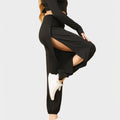 Women's High-Slit Casual Pants – Elegant Wide Leg Trousers