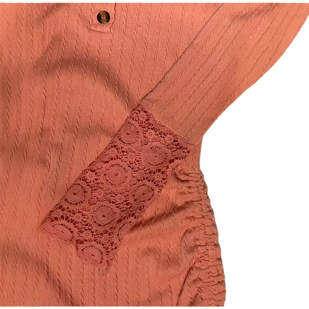 New Women's Round Neck Open Tube Lace Long-sleeved Dress