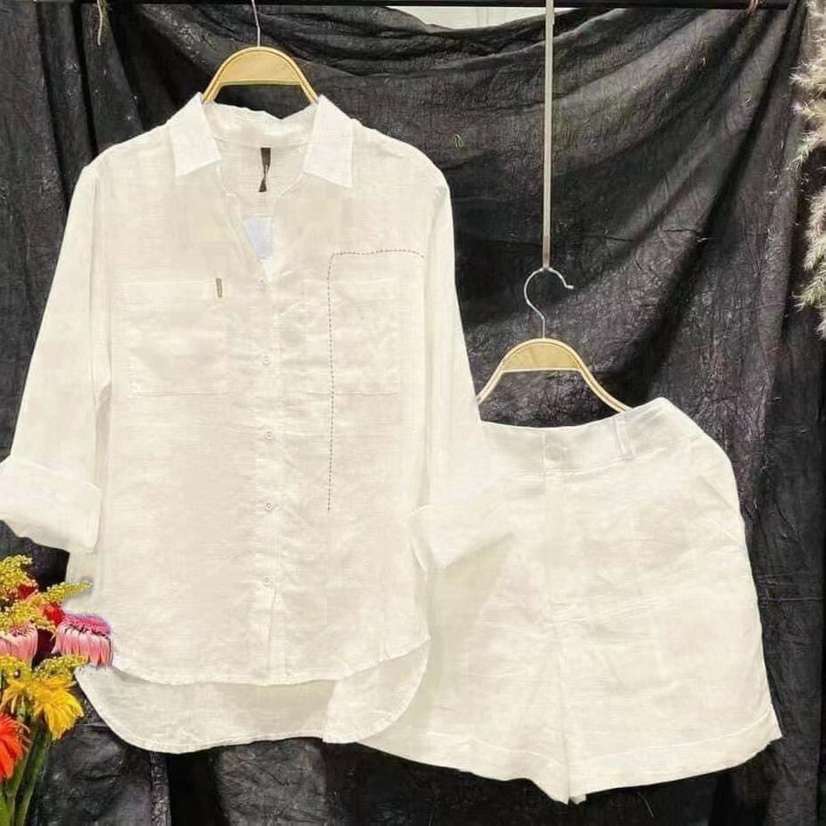 Tenue chemise unie mode