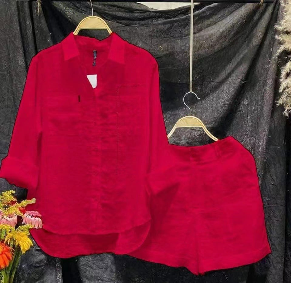Tenue chemise unie mode