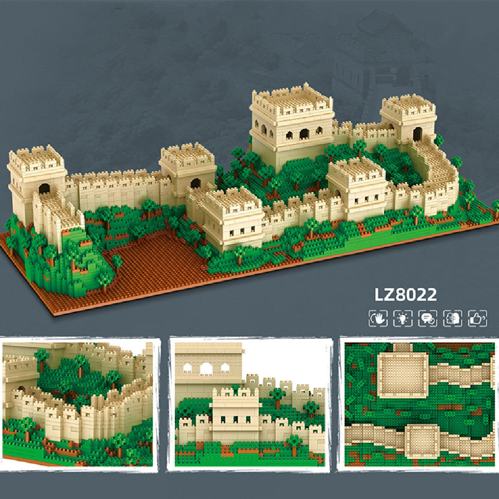 Great Wall of China Building Block Set | ABS Diamond Brick Model – Creative DIY Toy
