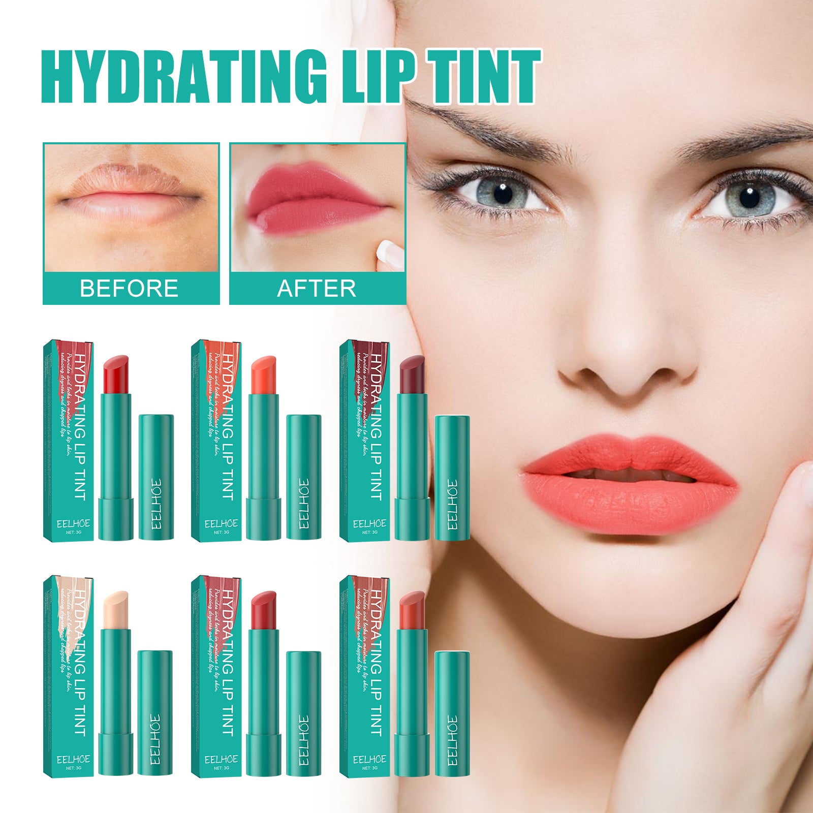 EELHOE Moisturizing Lip Gloss – Plumping & Hydrating Formula