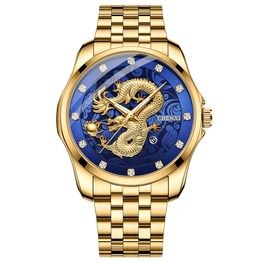 Men's Dragon Totem Mechanical Watch Business Style –  | AdriaPulse