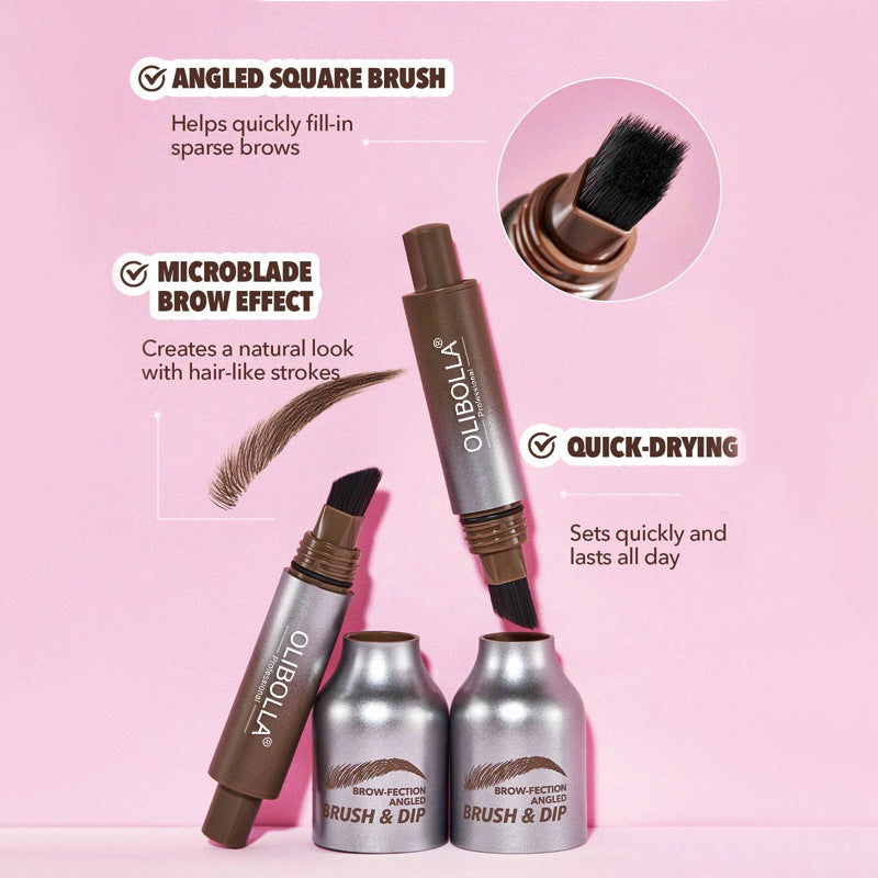 Smudge-Proof Eyebrow Pencil & Powder – Natural Hairline Brow Tool