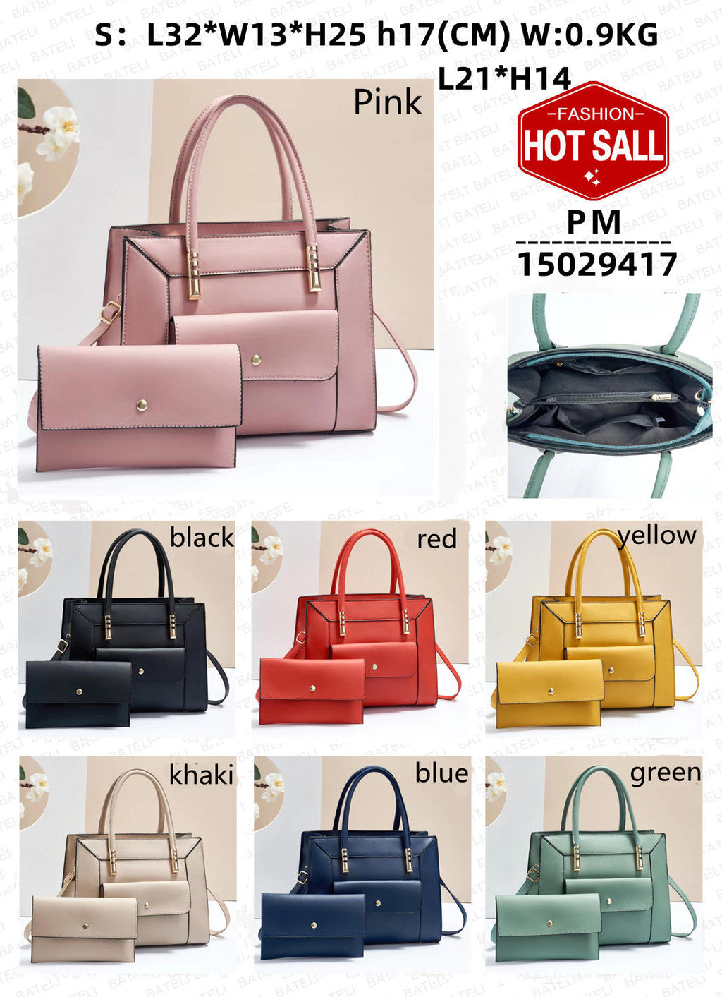 Elegant Tote Bag Set | Mother & Child Bag – Luxury Women's Shoulder Bag