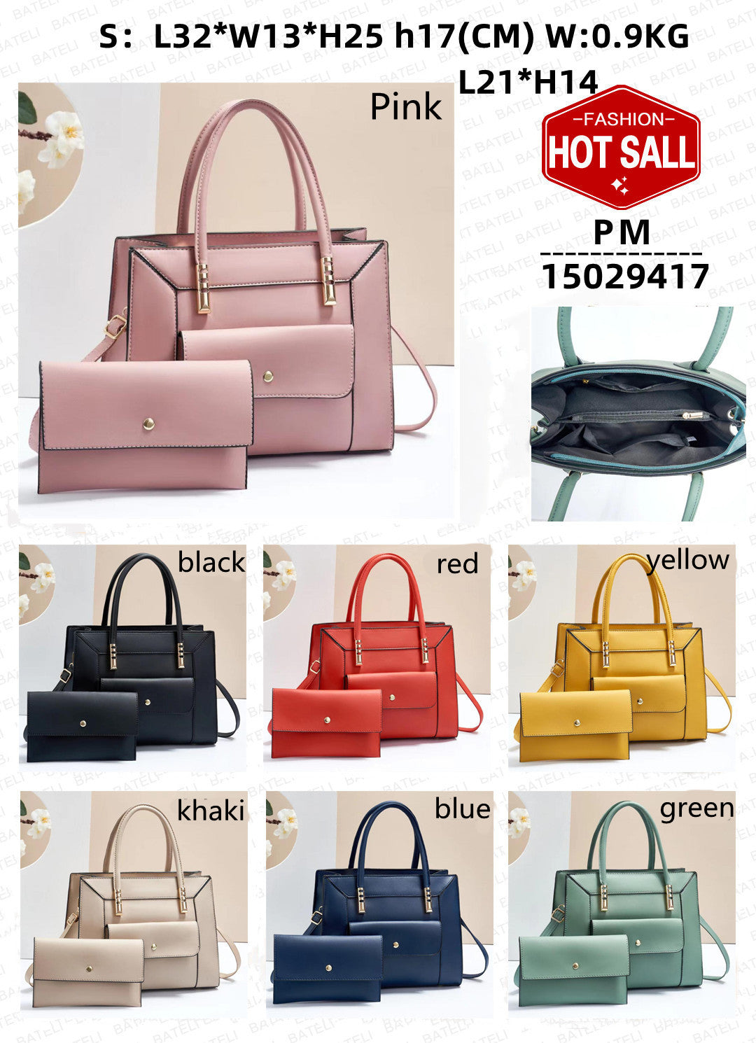 Elegant Tote Bag Set | Mother & Child Bag – Luxury Women's Shoulder Bag