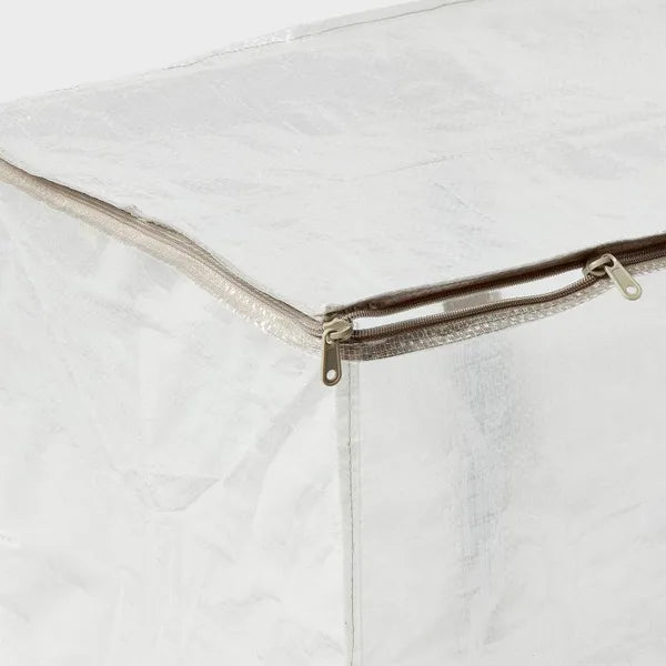 XL Large Translucent Storage Bag – Zipper Organizer for Bedding, Clothes & Towels