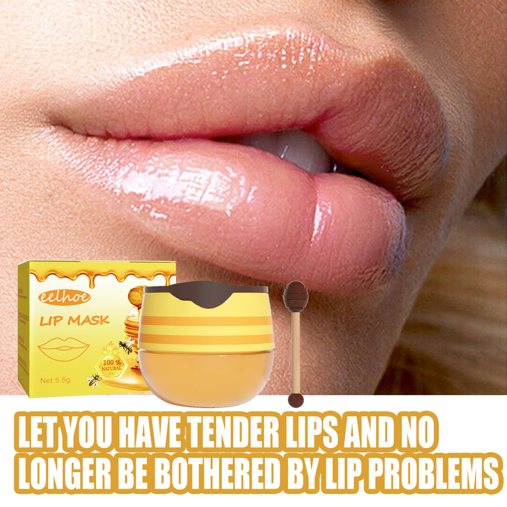 EELHOE Honey Lip Mask – Moisturizing & Exfoliating Lip Care